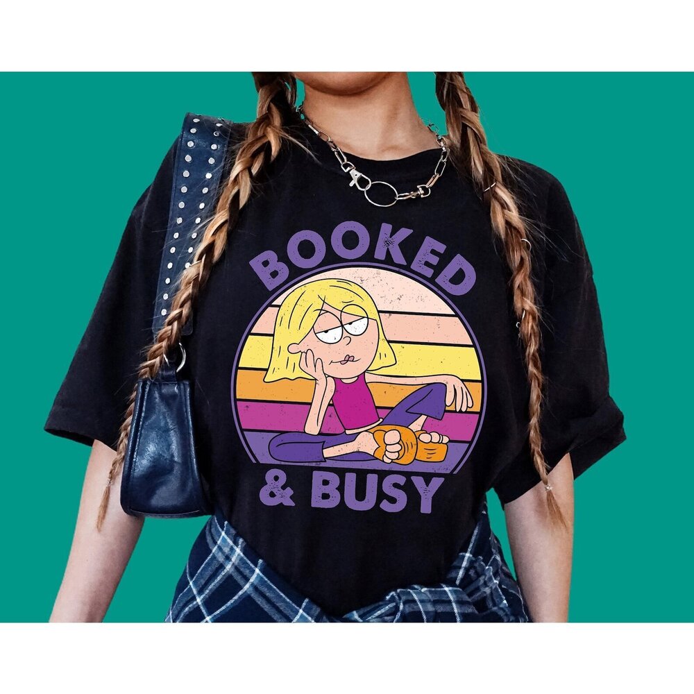Disney Cute Lizzie McGuire Black Shirt